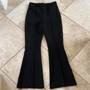 Reiss Black Flare Women's Pants high rise size 6